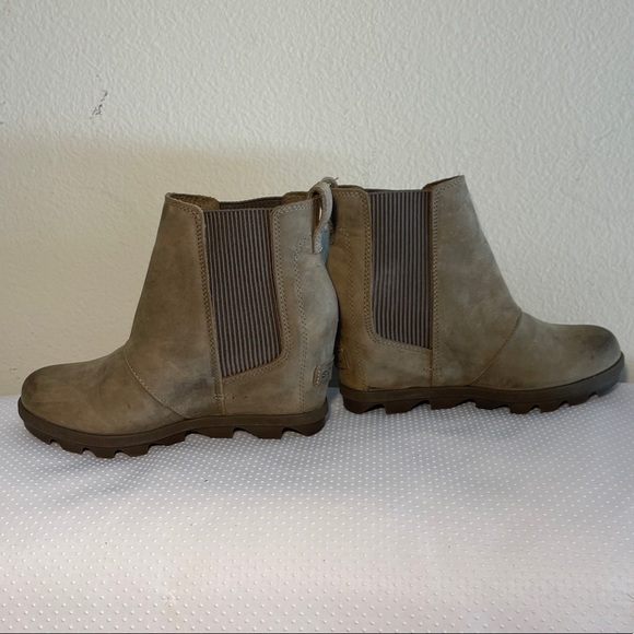 Sorel Women's Joan Of Arctic Wedge II Chelsea Nude Color Size 5.5 NL3022-010. - Picture 3 of 8